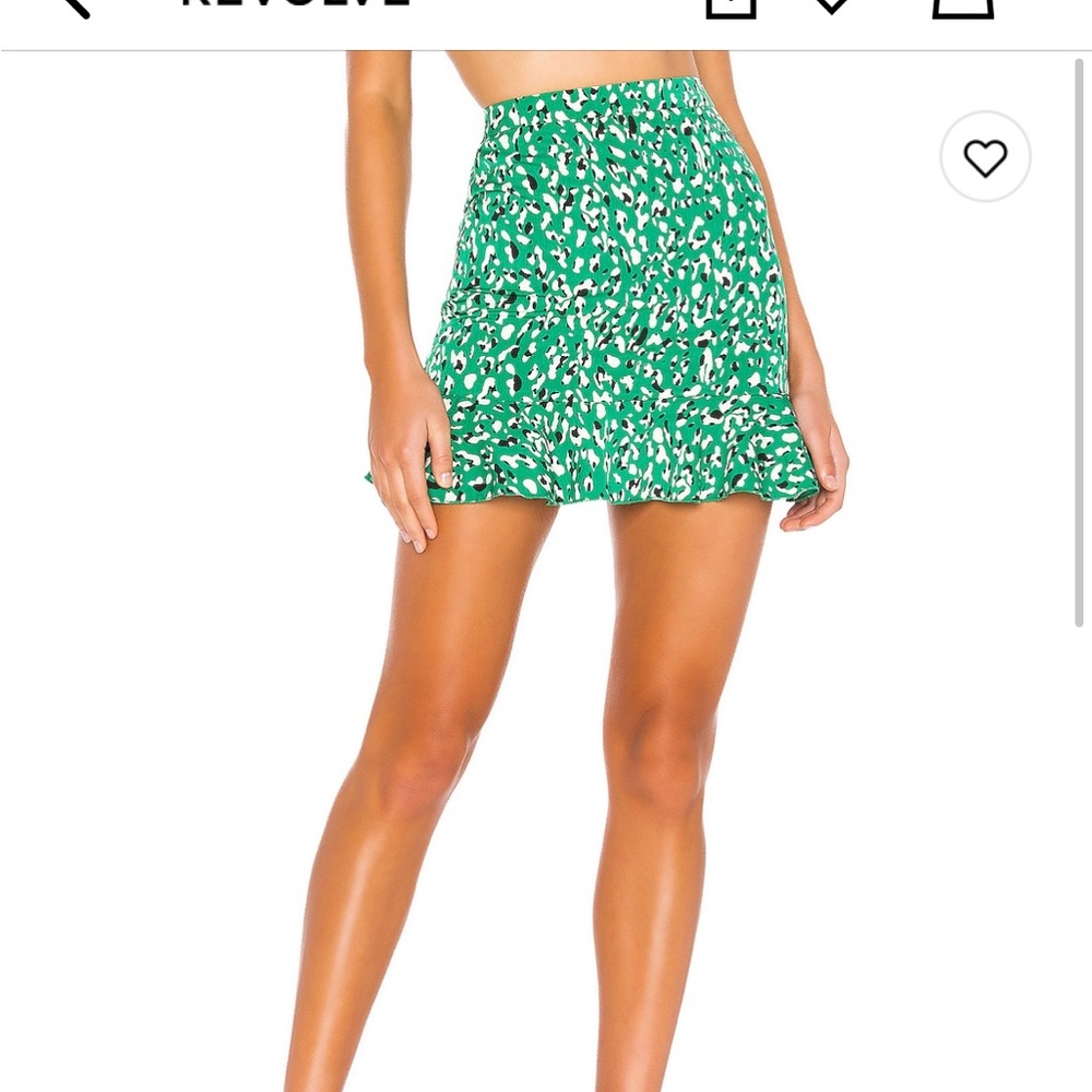 Superdown Kelly ruffle mini skirt size xs